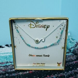 Disney necklace, "Ohana means family"